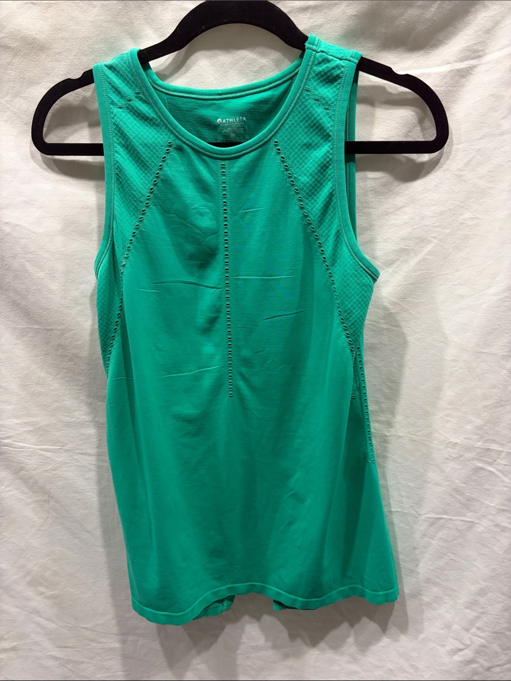 Athleta Foothill Seamless Tank In Teal Green